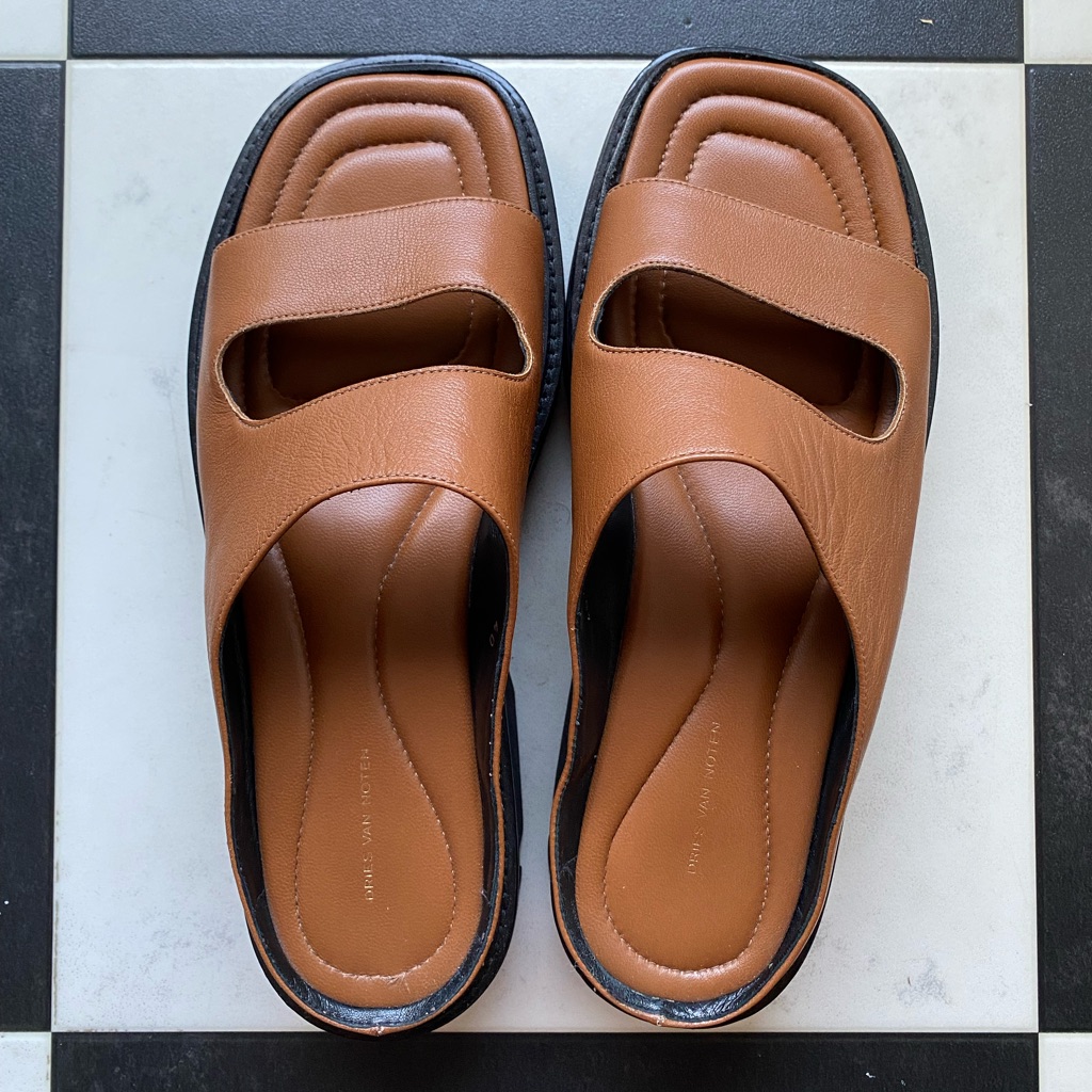 Dries Van Noten Two Strap Mule Sandal Size 40